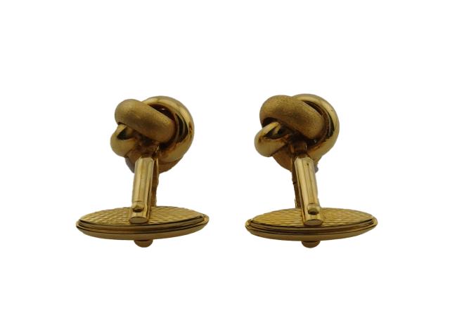 ダンヒル Dunhill カフスdマーク スウィヴル式 ゴールド レディース 中古