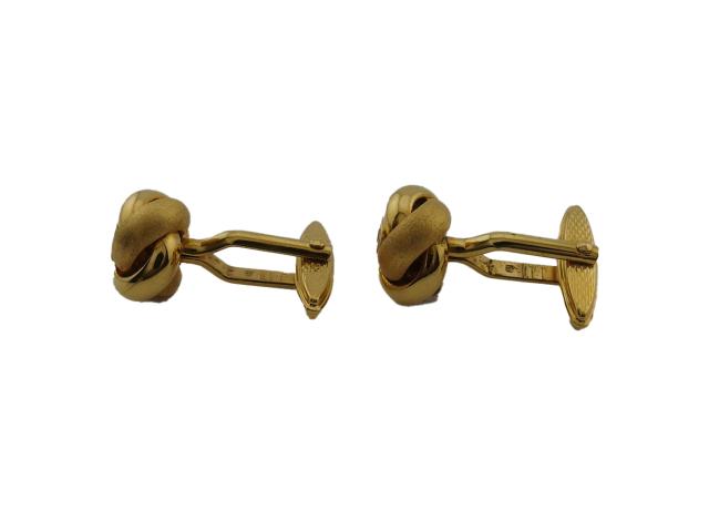 ダンヒル Dunhill カフスdマーク スウィヴル式 ゴールド レディース 中古_4