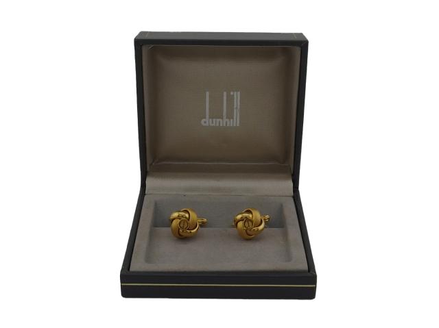 ダンヒル Dunhill カフスdマーク スウィヴル式 ゴールド レディース 中古_8