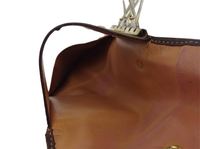 【30％OFF★週末タイムSALE】セリーヌ CELINE キーケースマカダム ブラウン ベージュ レディース 中古_6