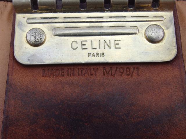 【30％OFF★週末タイムSALE】セリーヌ CELINE キーケースマカダム ブラウン ベージュ レディース 中古_9