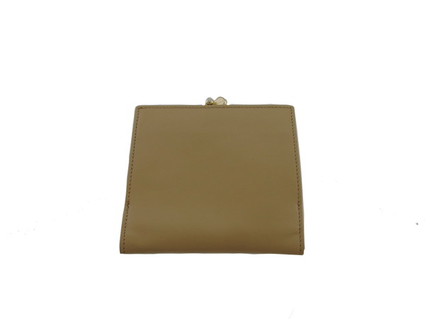 【30％OFF★週末タイムセール】サルヴァトーレフェラガモ Salvatore Ferragamo 二つ折り財布 ベージュ レディース 中古_1