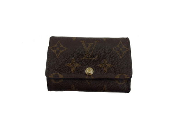 ルイ・ヴィトン LOUIS VUITTON キーケースモノグラム ブラウン×べージュ×ゴールド レディース 中古_1