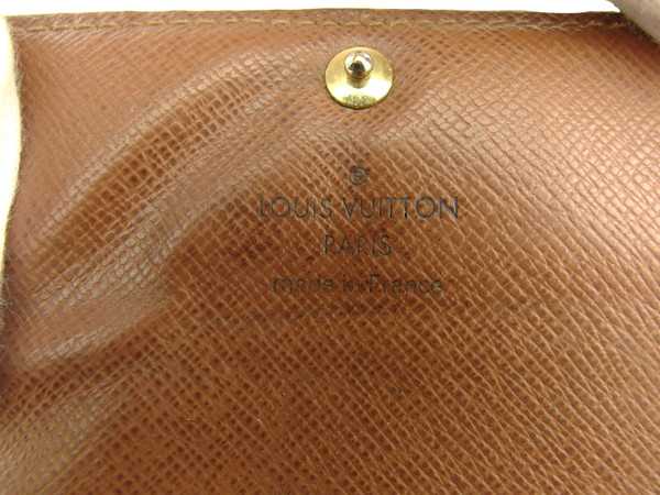 ルイ・ヴィトン LOUIS VUITTON キーケースモノグラム ブラウン×べージュ×ゴールド レディース 中古_7
