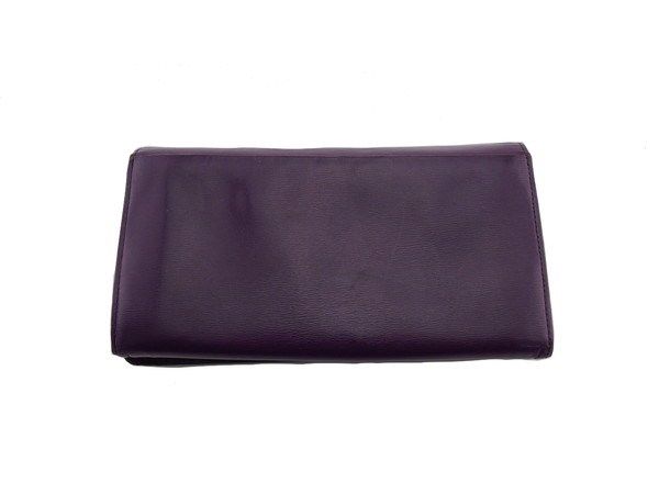 ジバンシィ GIVENCHY 長財布 パープル レディース 中古