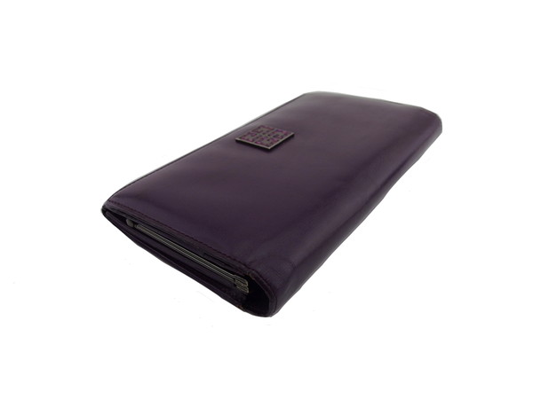 ジバンシィ GIVENCHY 長財布 パープル レディース 中古