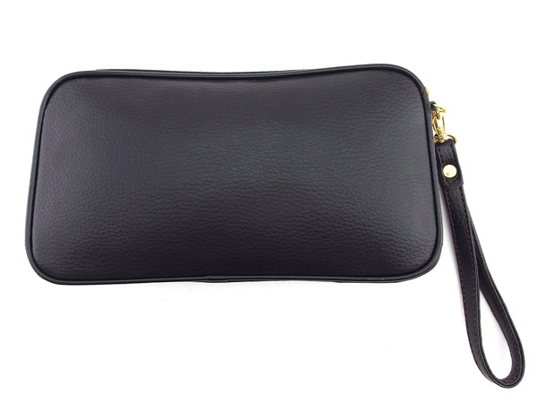 【週末タイムセール】ダンヒル Dunhill クラッチバッグ ブラック×ゴールド レディース 中古_2