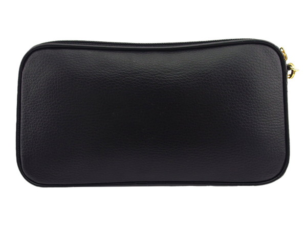 【週末タイムセール】ダンヒル Dunhill クラッチバッグ ブラック×ゴールド レディース 中古_3