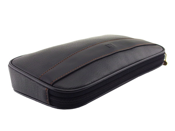 【週末タイムセール】ダンヒル Dunhill クラッチバッグ ブラック×ゴールド レディース 中古_5
