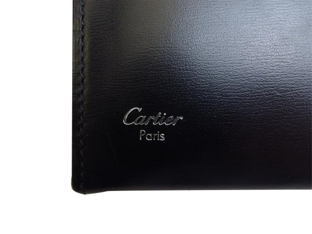 カルティエ CARTIER カードケースパシャ ブラック レディース 中古