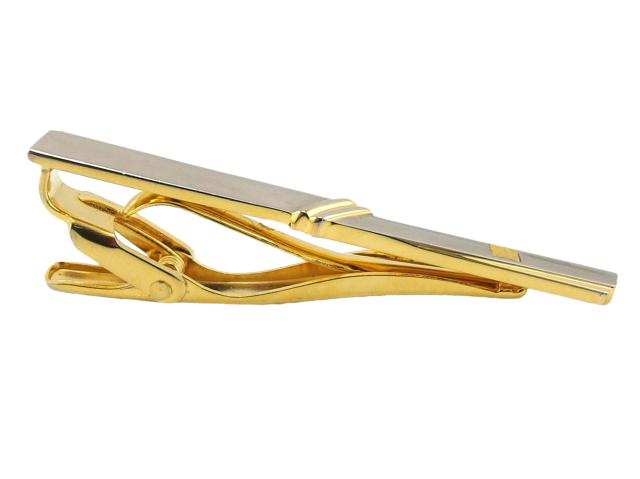 【30％OFF★週末タイムセール】ジバンシィ GIVENCHY タイピン4Gロゴ ワニロ式 ゴールド シルバー レディース 中古_3