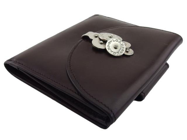 ブルガリ BVLGARI 二つ折り財布チクラディ ブラウン レディース 中古_2