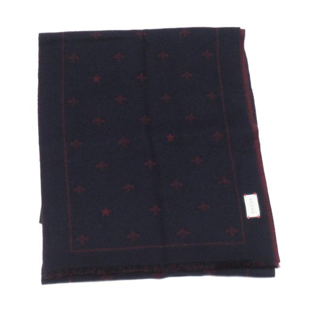 グッチ　GUCCI マフラー 蜂刺繍付き　　　　　　B20 楽天市場】GUCCI グッチ マフラー/ストール ビー/ハチ刺繍 カシミヤ