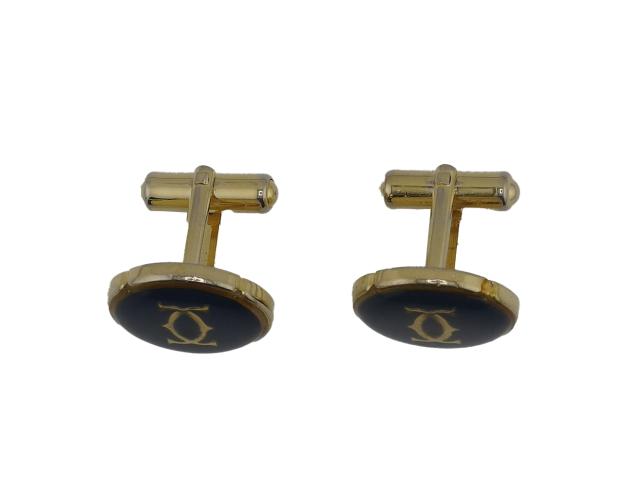 カルティエ CARTIER カフス 2Cモチーフ スウィヴル式 ゴールド