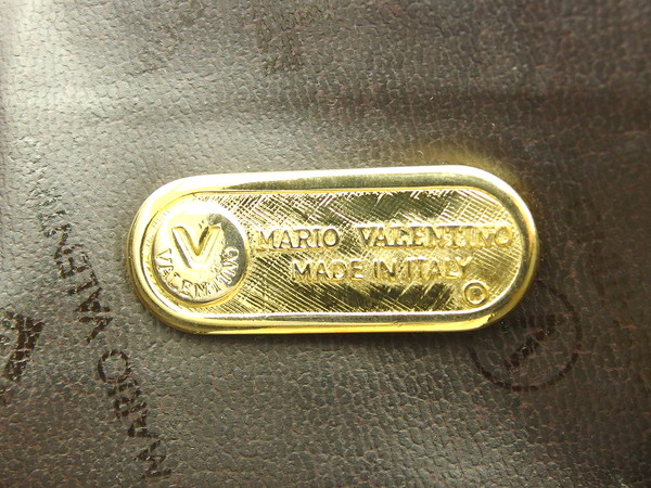 【30％OFF★週末タイムセール】マリオ・ヴァレンティノ MARIO VALENTINO ショルダーバッグ ブラウン×ライトブラウン×ゴールド レディース 中古_8