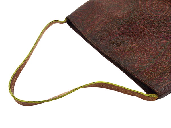 【GWタイムセール】エトロ ETRO ハンドバッグペイズリー ペイズリー柄×ベージュ レディース 中古_9