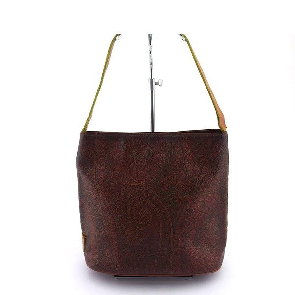 【BIGお買い物ラリー★30%OFFセール中】エトロ ETRO ハンドバッグペイズリー ペイズリー柄×ベージュ レディース 中古