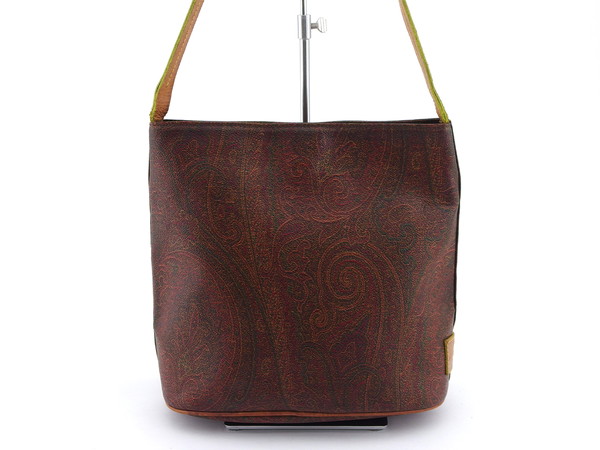【GWタイムセール】エトロ ETRO ハンドバッグペイズリー ペイズリー柄×ベージュ レディース 中古_2