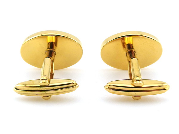 ダンヒル Dunhill カフス ゴールド レディース 中古