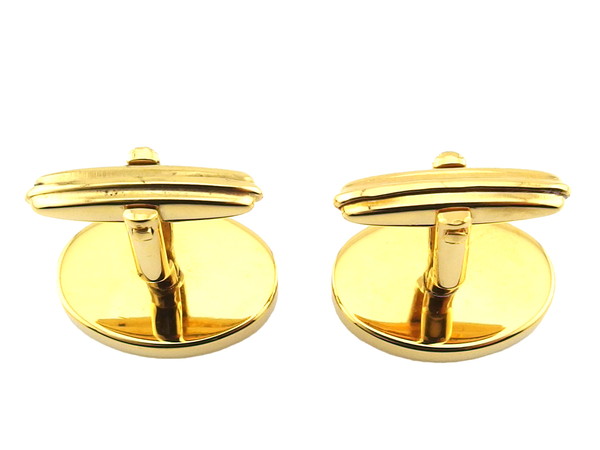 ダンヒル Dunhill カフス ゴールド レディース 中古