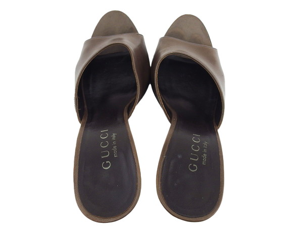【週末タイムセール】グッチ GUCCI ミュール ライラック レディース 中古_1