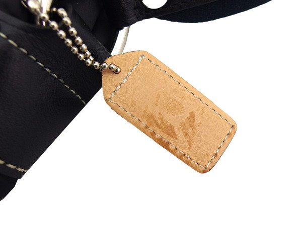 コーチ COACH ショルダーバッグ ブラック×ネービー×シルバー×シアン