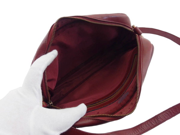【GWタイムセール】カルティエ CARTIER ショルダーバッグマストライン ボルドー レディース 中古_5