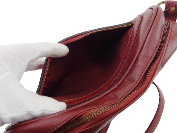 【GWタイムセール】カルティエ CARTIER ショルダーバッグマストライン ボルドー レディース 中古_7