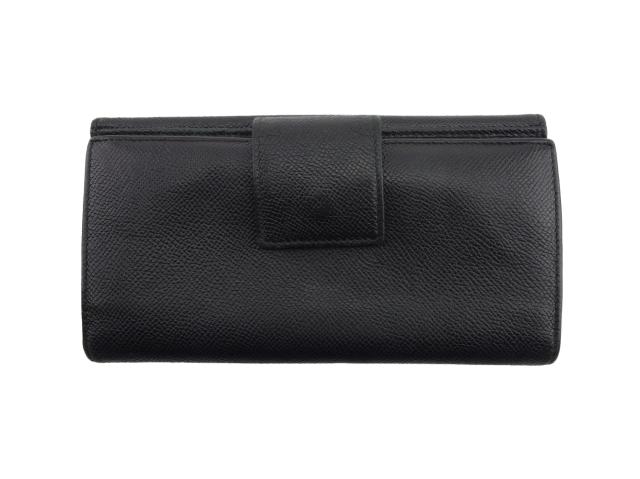 【ウィンターSALE★30%OFF】ブルガリ BVLGARI 長財布ブルガリブルガリ ブラック×シルバー×ブルー レディース 中古
