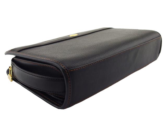 【30％OFF★土日ひと休み大売り出し】ダン吸血鬼 Dunhill クラッチペダル御徒面子 黒いこと×ゴールド レディース 中古