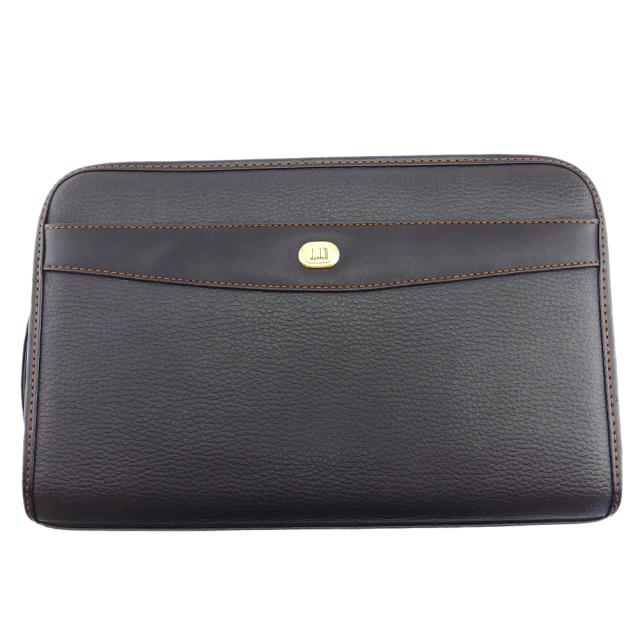 【30％OFF★土日ひと休み大売り出し】ダン吸血鬼 Dunhill クラッチペダル御徒面子 黒いこと×ゴールド レディース 中古