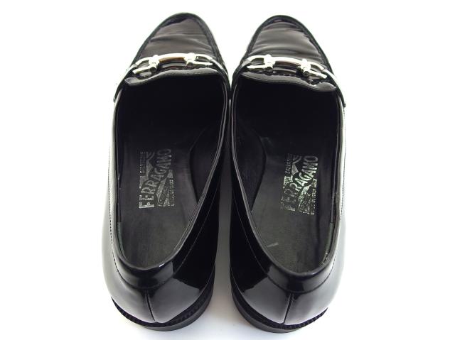 サルヴァトーレフェラガモ Salvatore Ferragamo ローファー NERO レディース 中古_11