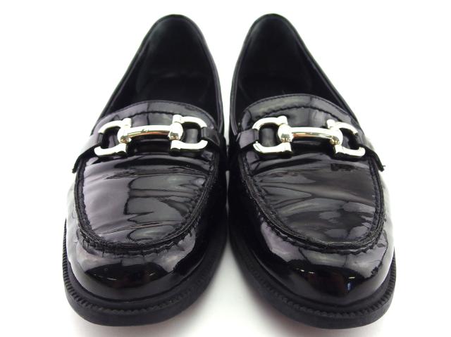 サルヴァトーレフェラガモ Salvatore Ferragamo ローファー NERO レディース 中古_9