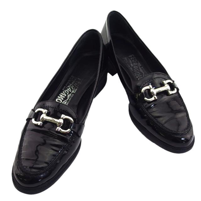サルヴァトーレフェラガモ Salvatore Ferragamo ローファー NERO レディース 中古_18