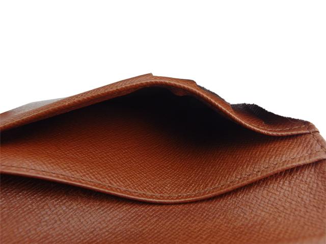ルイ・ヴィトン LOUIS VUITTON 二つ折り財布モノグラム ポルトモネ ビエ ヴィエノワ ブラウン×ベージュ レディース 中古_7