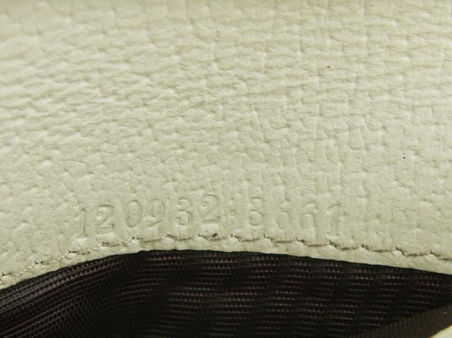 グッチ GUCCI 三つ折り財布GG柄 エクリプス アイボリー×ベージュ×ブラウン×ゴールド レディース 中古_19