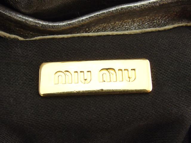 【30％OFF★週末タイムセール】ミュウミュウ MIUMIU キーリング ゴールド レディース 中古_13