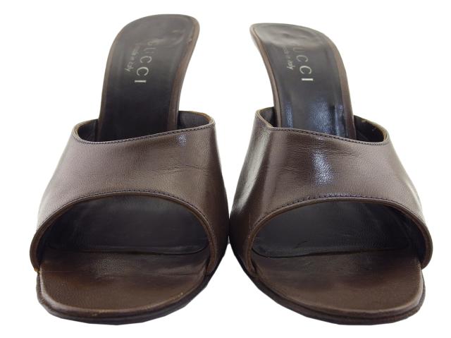 【週末タイムセール】グッチ GUCCI ミュール ライラック レディース 中古_13