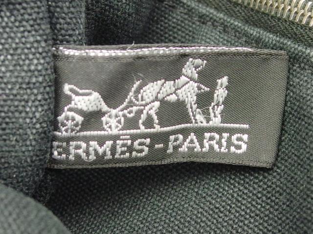 【週末タイムセール】エルメス HERMES トートバッグ フールトゥPM ブラック×グレー レディース 中古_16