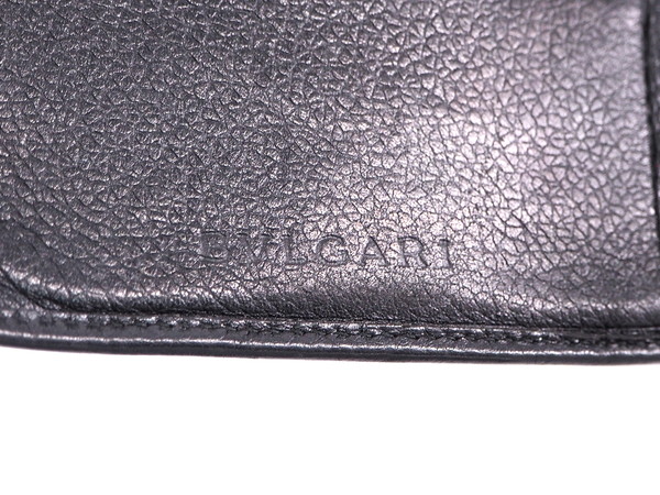 ブルガリ BVLGARI 長財布コローレ ロゴボタン ブラック レディース 中古
