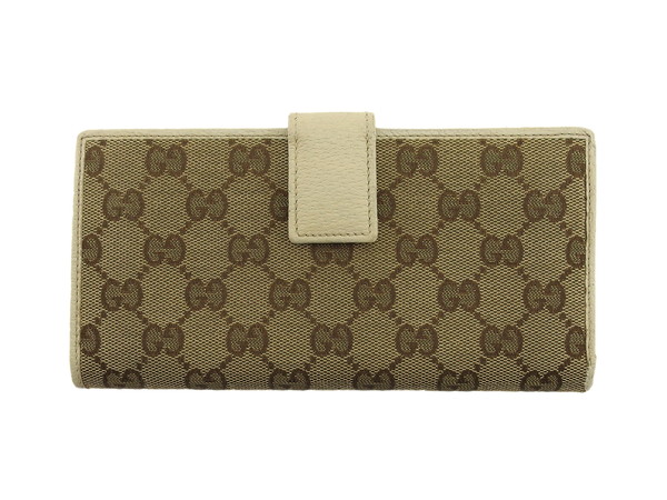 30%OFF☆週末タイムSALE】グッチ GUCCI 長財布GGキャンバス ベージュ 30%OFF☆週末タイムSALE】グッチ GUCCI 長財布GGキャンバス ベージュ