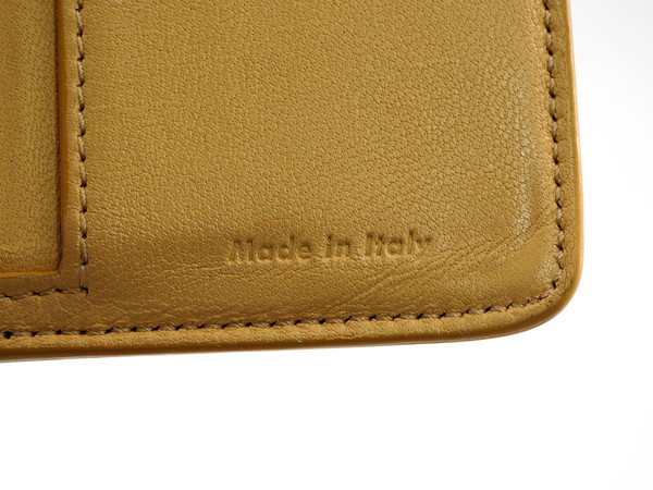【GWタイムセール】セリーヌ CELINE 二つ折り財布バイカラー イエロー ブラウン レディース 中古_8