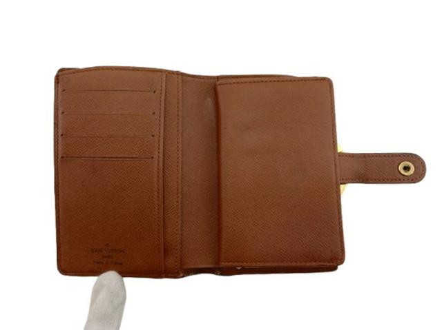 【GWタイムセール】ルイ・ヴィトン LOUIS VUITTON 二つ折り財布モノグラム ポルトフォイユ・ヴィエノワ ブラウン レディース 中古_4