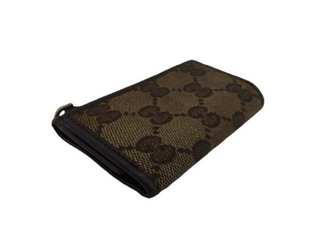 【30％OFF★週末タイムセール】グッチ GUCCI キーケースＧＧキャンバス シェリーライン ベージュ×ブラウン系 レディース 中古_3
