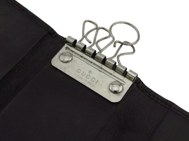 【30％OFF★週末タイムセール】グッチ GUCCI キーケースＧＧキャンバス シェリーライン ベージュ×ブラウン系 レディース 中古_5