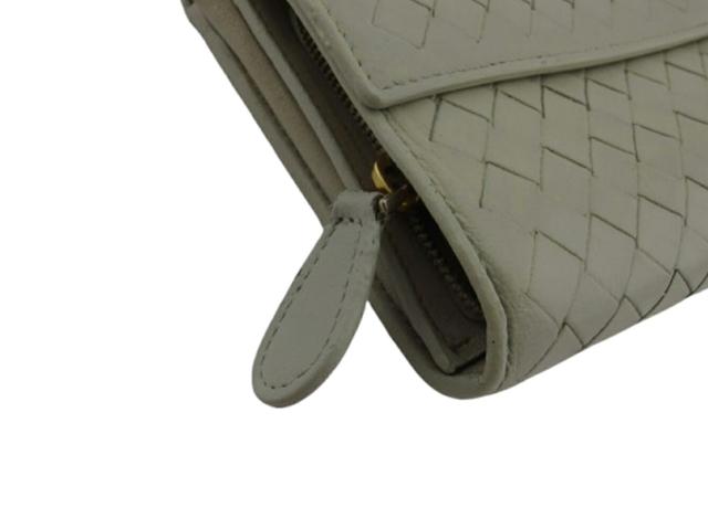 【30％OFF★週末タイムSALE】ボッテガヴェネタ BOTTEGAVENETA 長財布 ベージュ レディース 中古_9