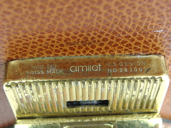 ランセル LANCEL ビジネスバッグ ブラウン×ゴールド レディース 中古