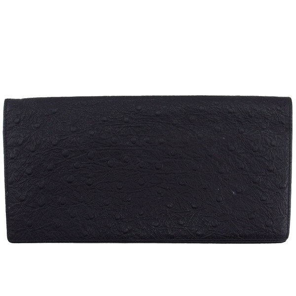 【BIGお買い物ラリー★30%OFFセール中】クリスチャンディオール Christian Dior 札入れオーストリッチ レディース 中古