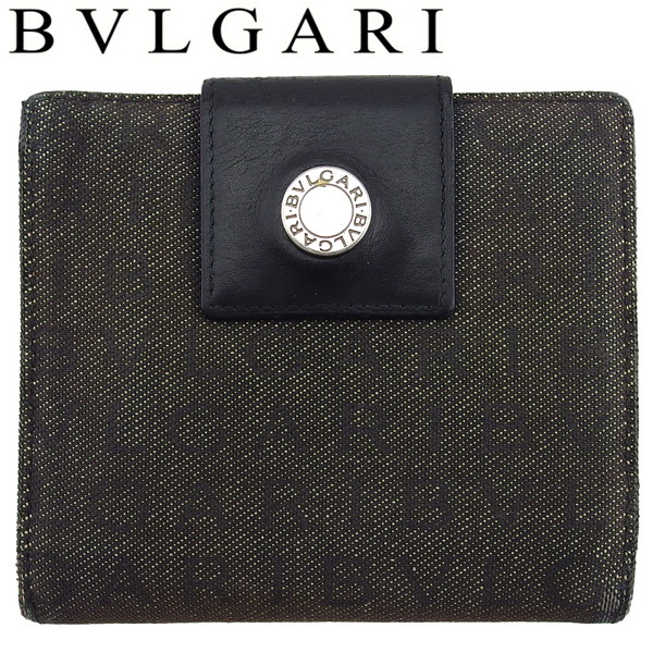 1円 BVLGARI ブルガリ ロゴマニア ナイロン×レザー トートバッグ