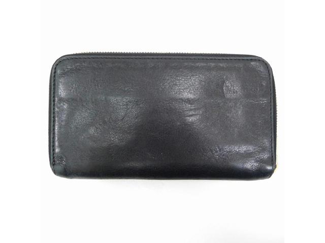 【30％OFF★週末タイムセール】クロエ Chloe 長財布ロゴ×リボン リリィ ブラック系 レディース 中古_1
